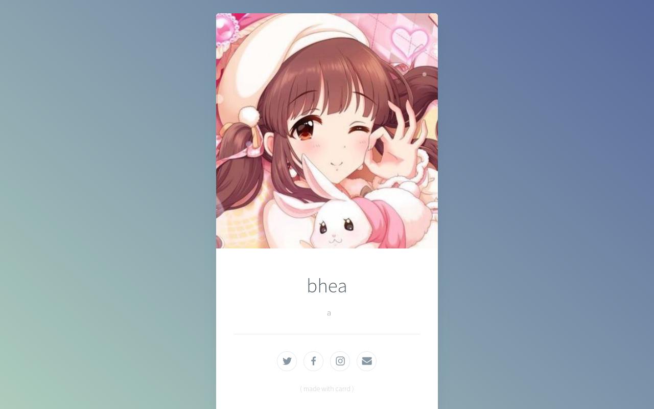 Carrd profile picture for @jung